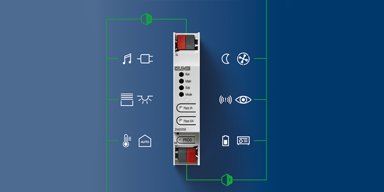 KNX Bereichs- und Linienkoppler bei Elektro Herdel GmbH in Seeheim-Jugenheim